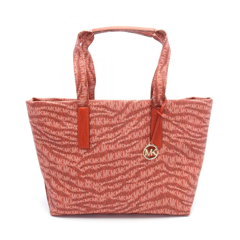 Michael Kors   Color Coated Canvas Leather Tote Bag (Pre-Owned)