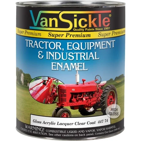 Tractor, Equipment & Industrial Enamel Clear Coat Qt - Gloss Clear