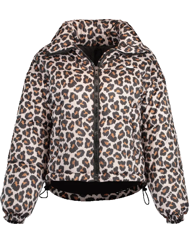 Giubbino Leopard Puffer Jacket