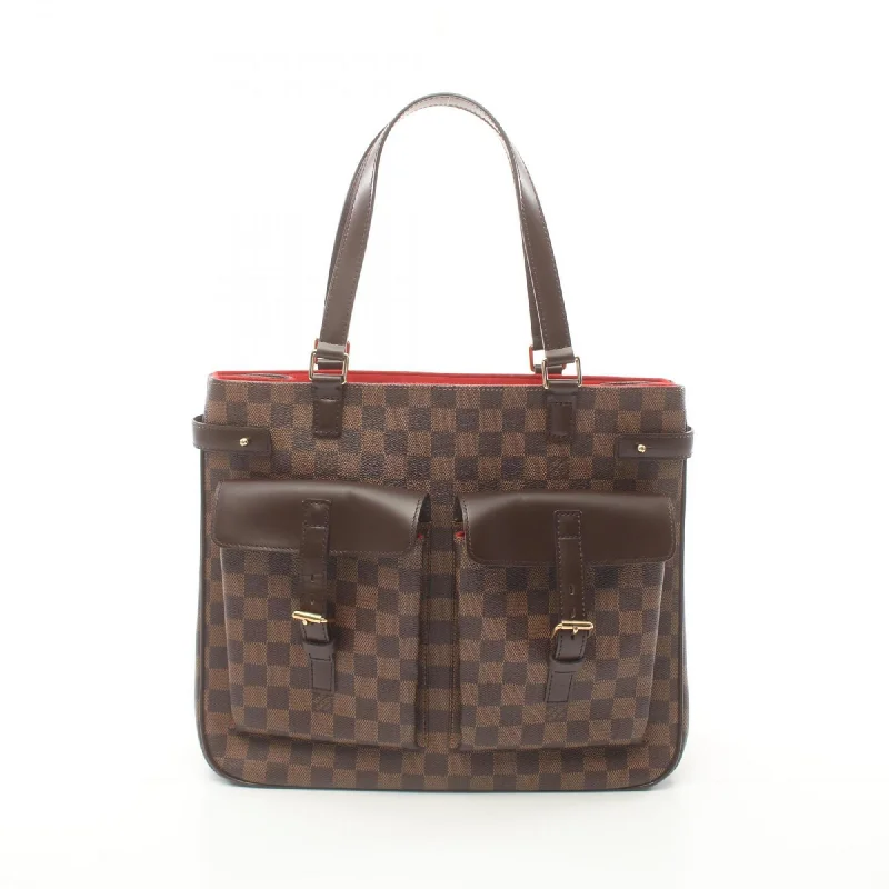 Louis Vuitton  Coated Canvas Damier Canvas Pvc Leather Tote Bag (Pre-Owned)