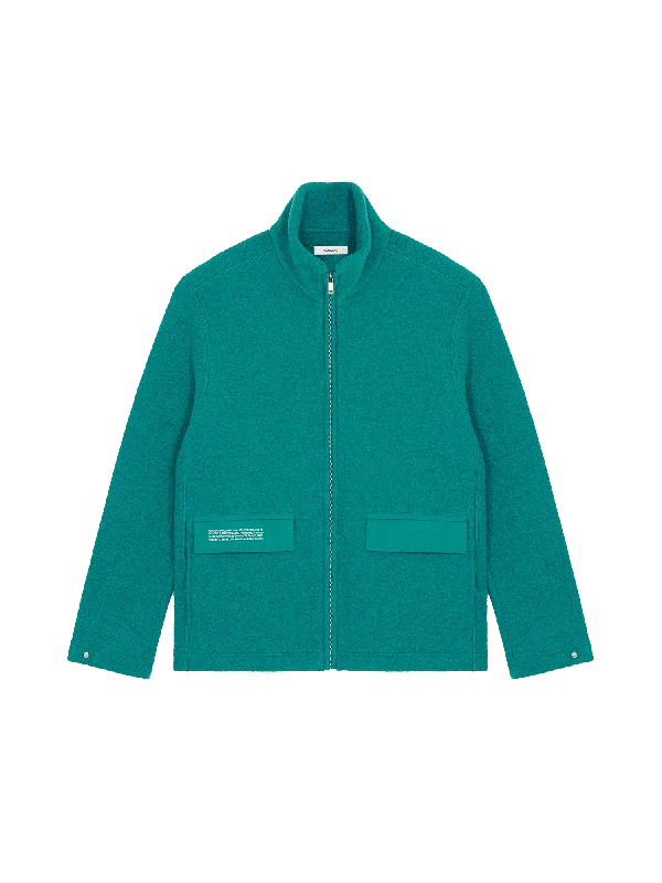 Men's DNA Utility Wool Jacket—scarab teal