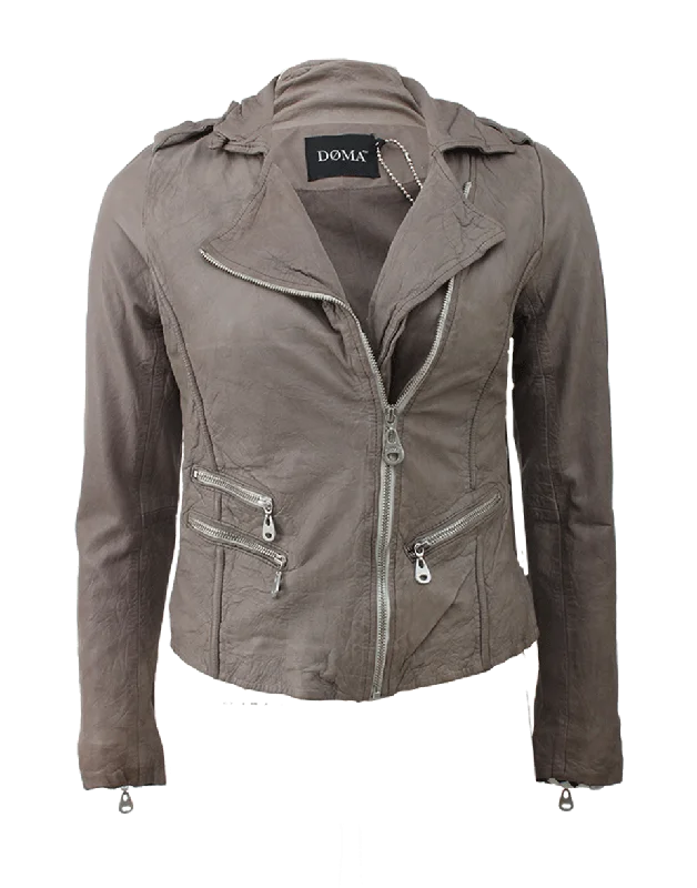 Moto Jacket With Zippers